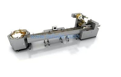 เครื่องบรรจุอัตโนมัติบิสกิตเวเฟอร์กับ Turntable